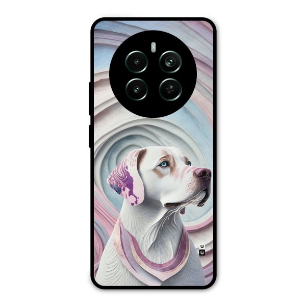 Eye Dog illustration Metal Back Case for Realme 12 Plus