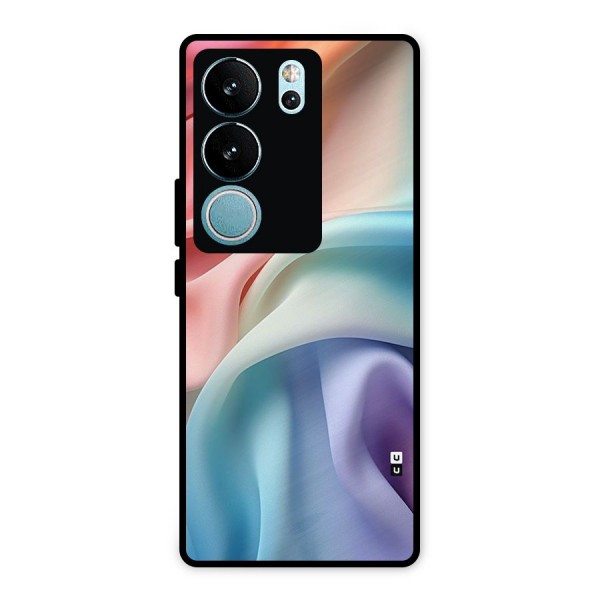 Fabric Pastel Metal Back Case for Vivo V29