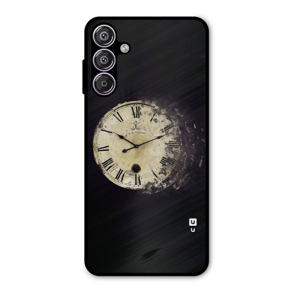Fading Clock Metal Back Case for Galaxy F15