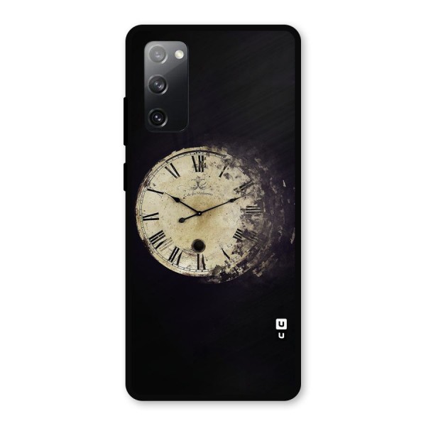 Fading Clock Metal Back Case for Galaxy S20 FE