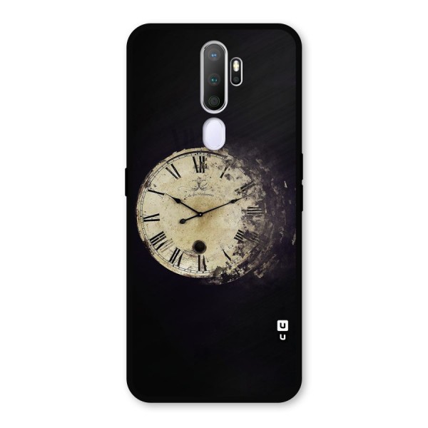 Fading Clock Metal Back Case for Oppo A9 (2020)