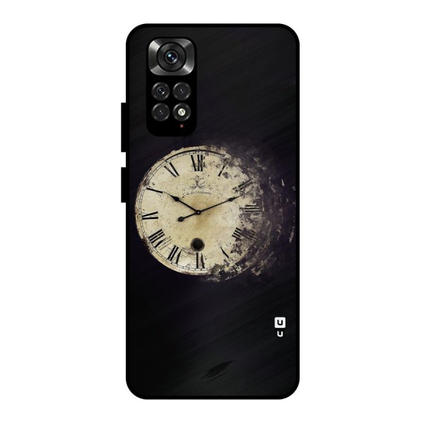 Fading Clock Metal Back Case for Redmi Note 11 Pro