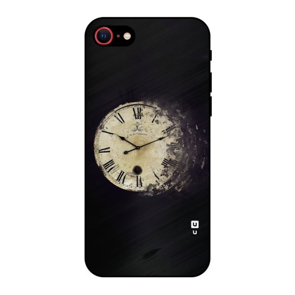 Fading Clock Metal Back Case for iPhone 8