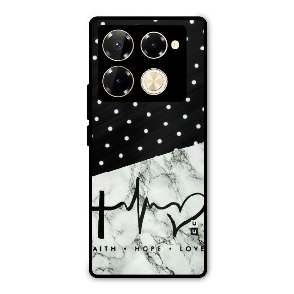 Faith Love Metal Back Case for Infinix Note 40 Pro