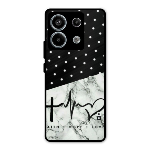 Faith Love Metal Back Case for Redmi Note 13 Pro 5G