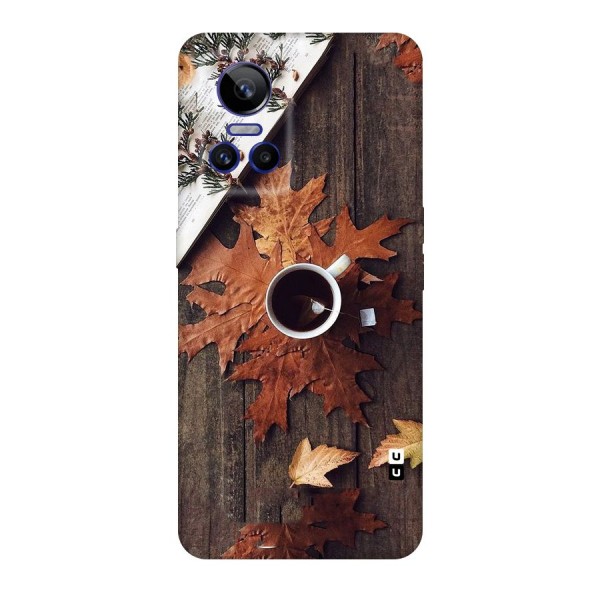 Fall Leaf Coffee Original Polycarbonate Back Case for Realme GT Neo 3