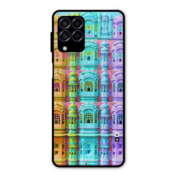 Fancy Architecture Metal Back Case for Galaxy M53 5G