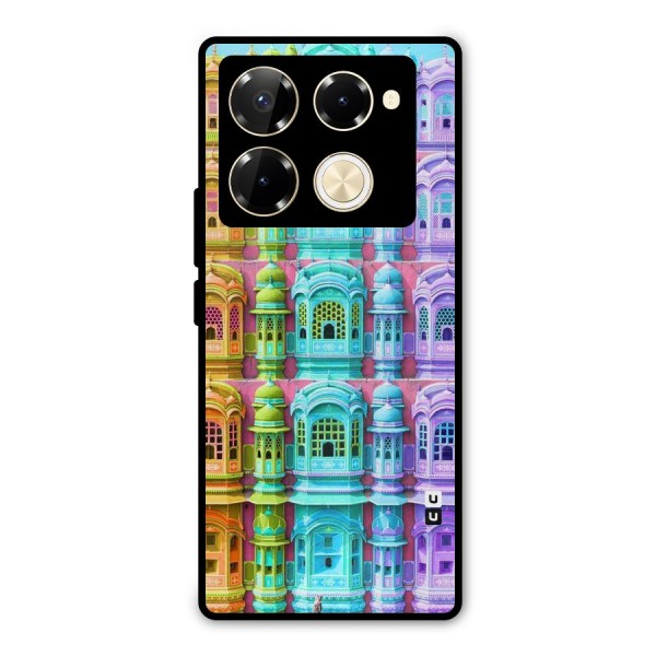 Fancy Architecture Metal Back Case for Infinix Note 40 Pro