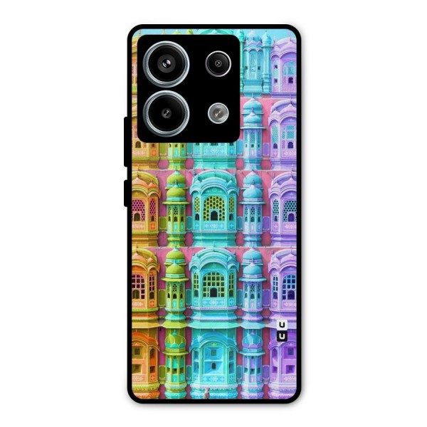 Fancy Architecture Metal Back Case for Redmi Note 13 Pro 5G