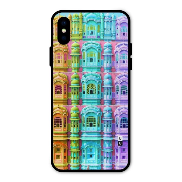 Fancy Architecture Metal Back Case for iPhone X