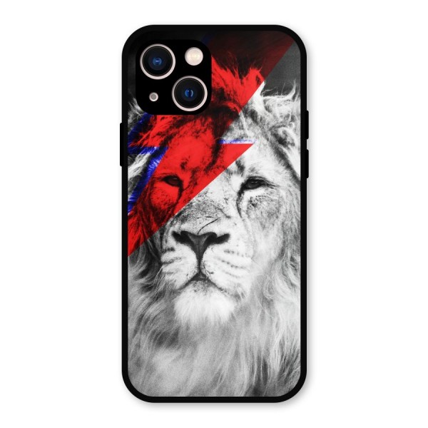 Fearless Lion Metal Back Case for iPhone 13