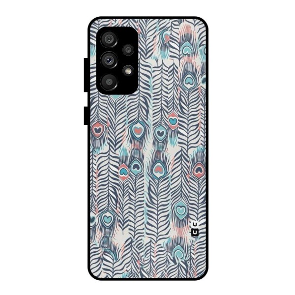 Feather Art Metal Back Case for Galaxy A73 5G