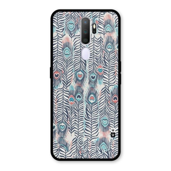 Feather Art Metal Back Case for Oppo A9 (2020)
