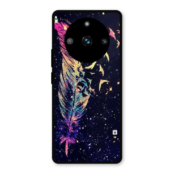 Feather Bird Fly Metal Back Case for Realme 11 Pro Plus