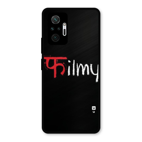 Filmy Metal Back Case for Redmi Note 10 Pro