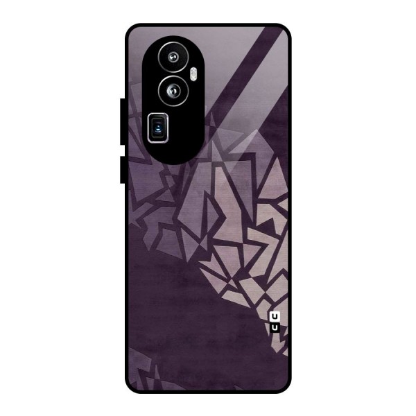 Fine Abstract Glass Back Case for Oppo Reno10 Pro Plus
