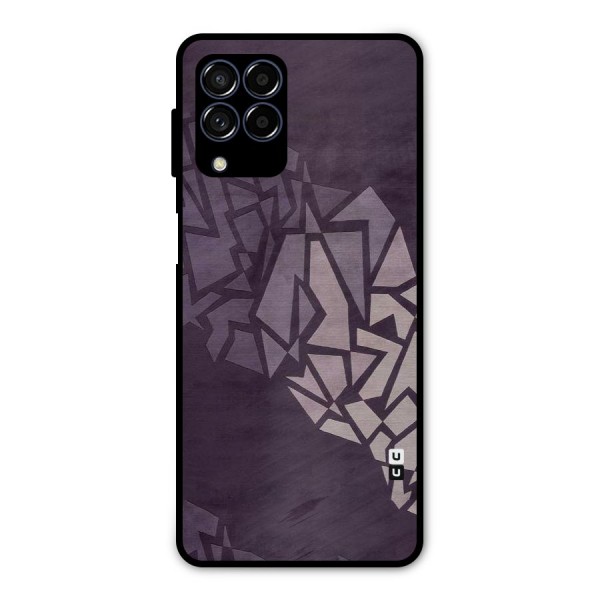 Fine Abstract Metal Back Case for Galaxy M53 5G
