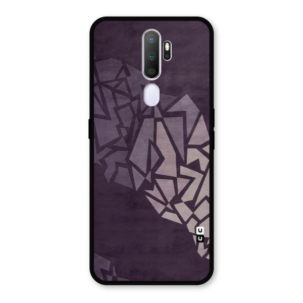 Fine Abstract Metal Back Case for Oppo A9 (2020)