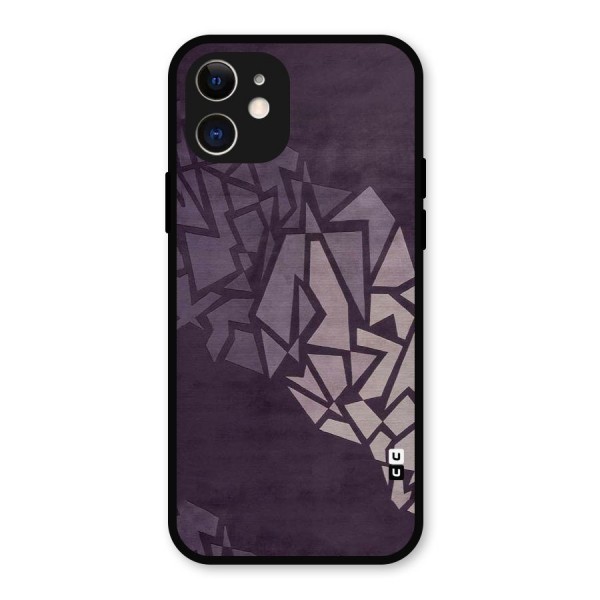 Fine Abstract Metal Back Case for iPhone 12