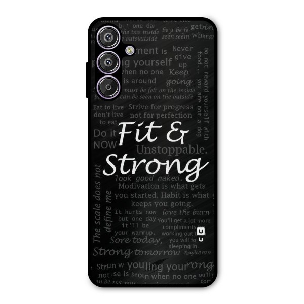 Fit And Strong Metal Back Case for Galaxy F15