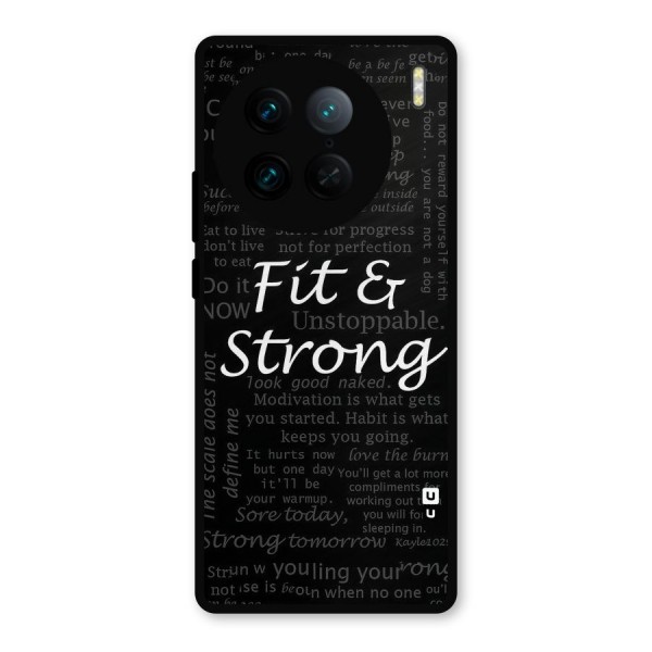 Fit And Strong Metal Back Case for Vivo X90 Pro
