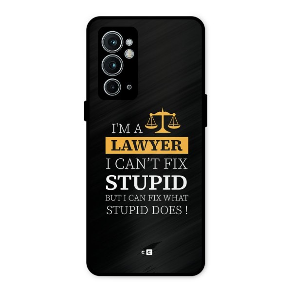 Fix Stupid Case Metal Back Case for OnePlus 9RT 5G
