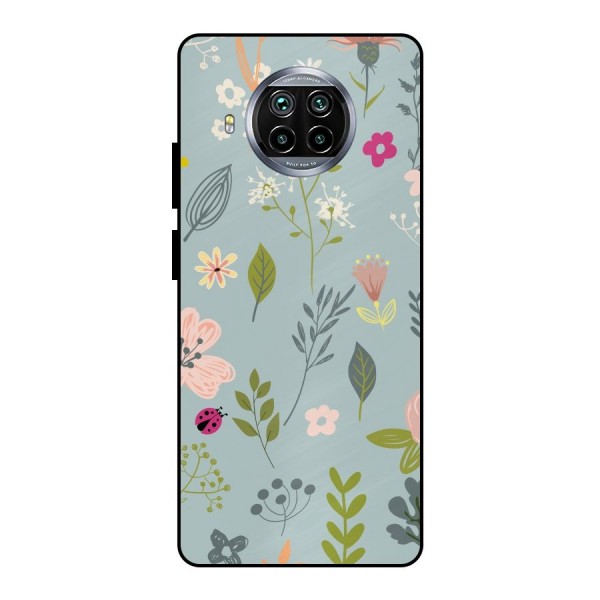 Flawless Flowers Metal Back Case for Mi 10i