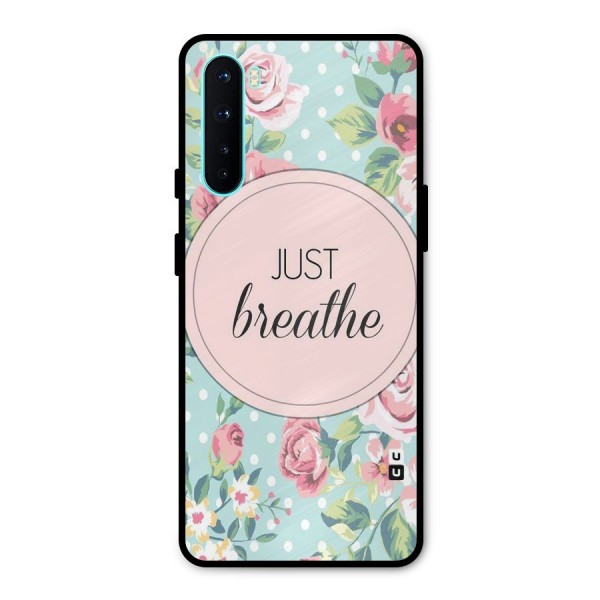 Floral Bloom Metal Back Case for OnePlus Nord