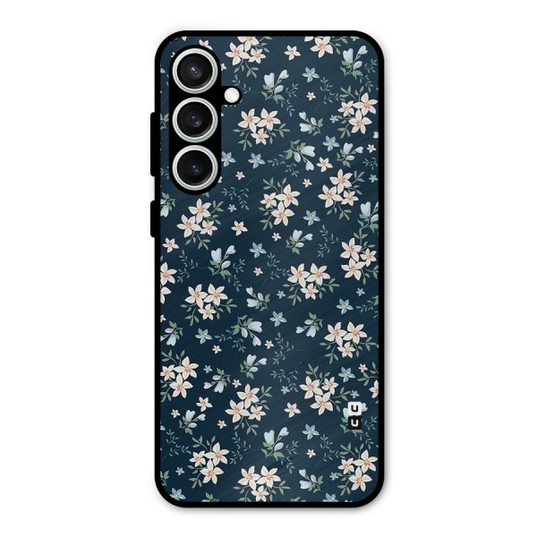 Floral Blue Bloom Metal Back Case for Galaxy S23 FE