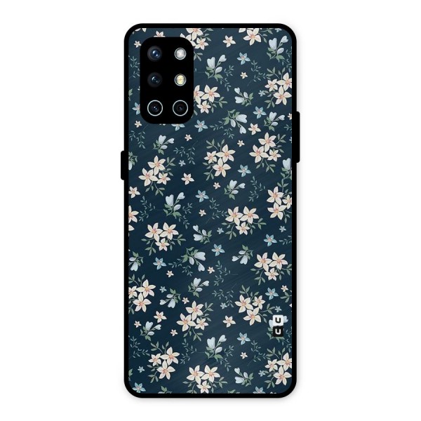 Floral Blue Bloom Metal Back Case for OnePlus 9R