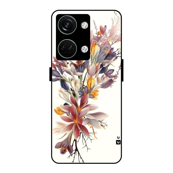 Floral Bouquet Glass Back Case for Oneplus Nord 3