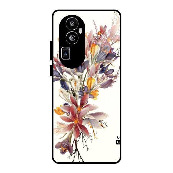 Floral Bouquet Glass Back Case for Oppo Reno10 Pro Plus