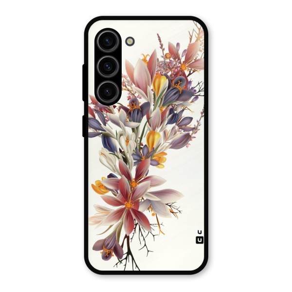 Floral Bouquet Metal Back Case for Galaxy S23