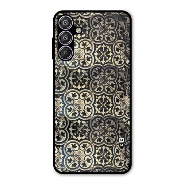 Floral Tile Metal Back Case for Galaxy F15