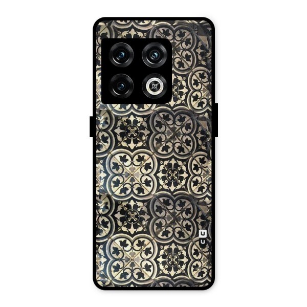 Floral Tile Metal Back Case for OnePlus 10 Pro 5G