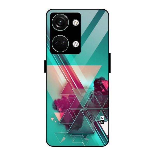 Floroscent Abstract Glass Back Case for Oneplus Nord 3