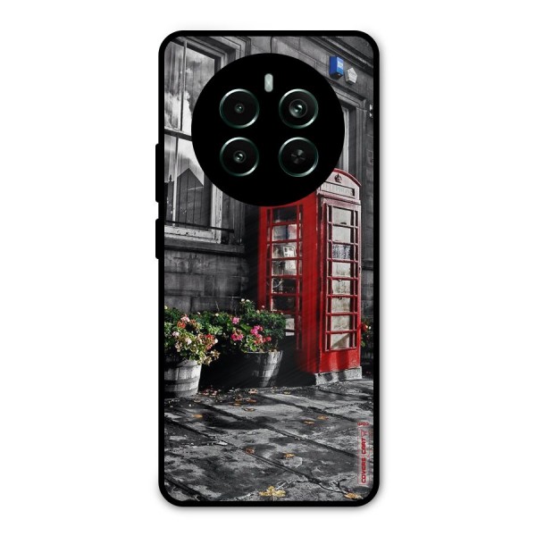 Flower And Booth Metal Back Case for Realme 12 Plus