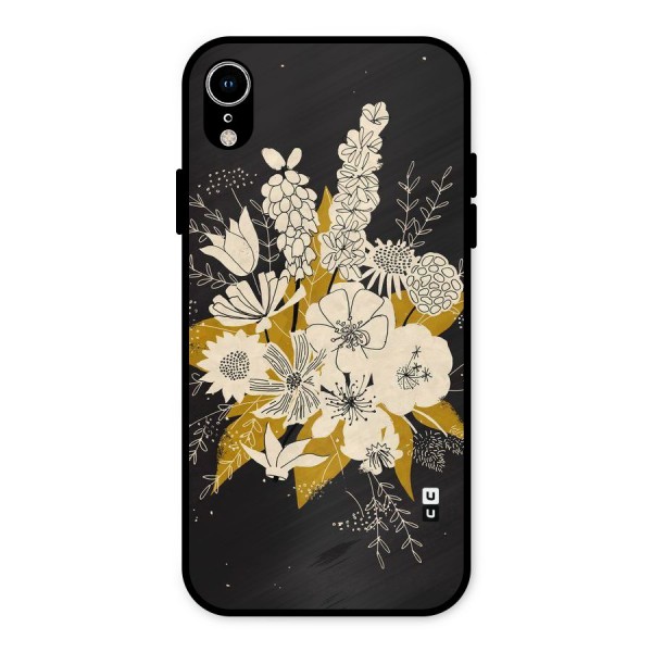 Flower Drawing Metal Back Case for iPhone XR | Mobile Phone Covers & Cases  in India Online at CoversCart.com