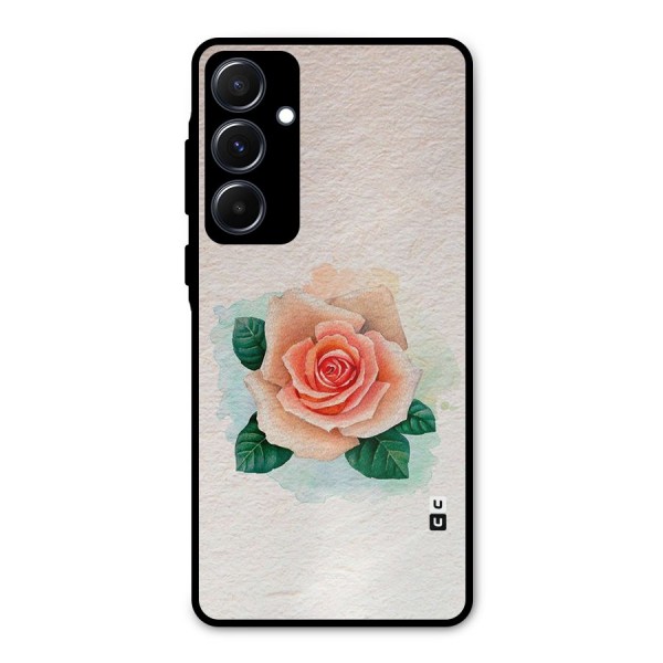 Flower Water Art Metal Back Case for Galaxy A55