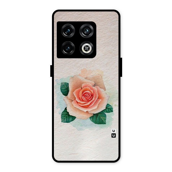 Flower Water Art Metal Back Case for OnePlus 10 Pro 5G