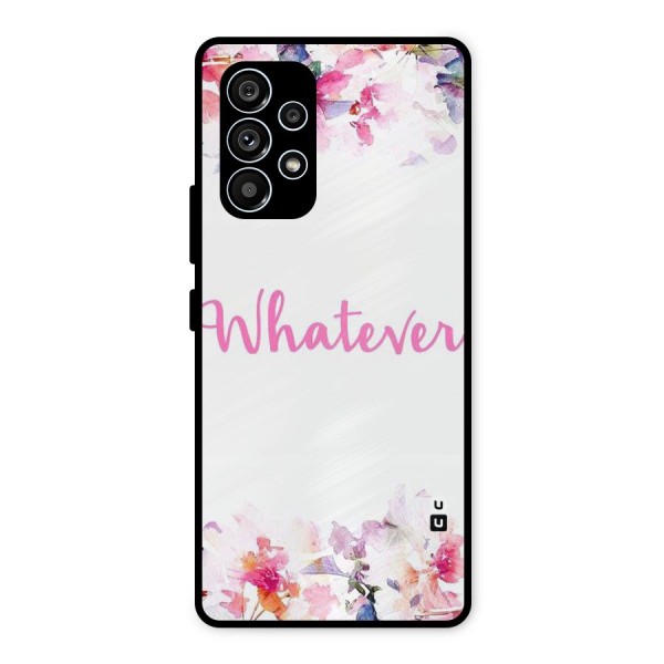 Flower Whatever Metal Back Case for Galaxy A53 5G