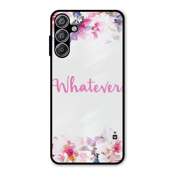 Flower Whatever Metal Back Case for Galaxy F15