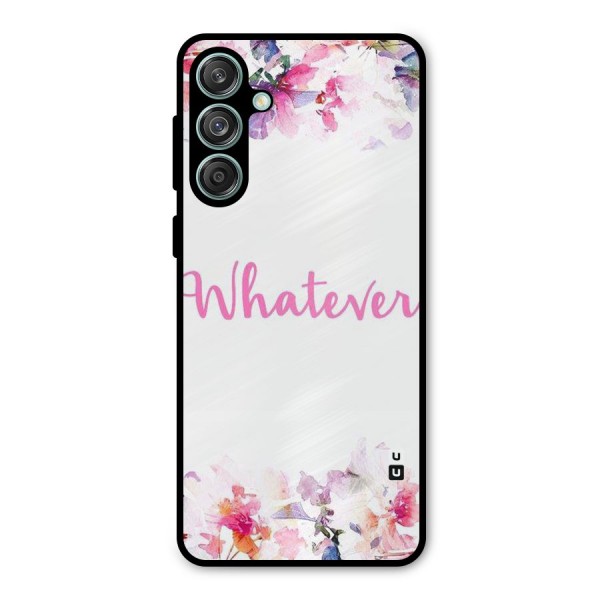 Flower Whatever Metal Back Case for Galaxy M55 5G