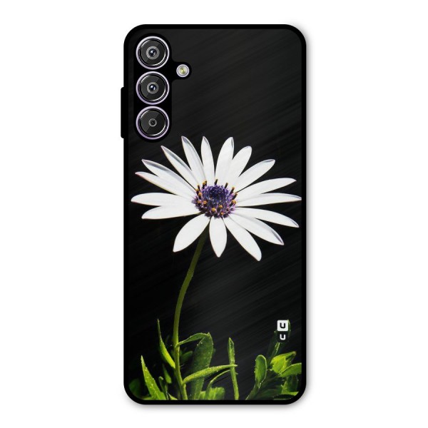 Flower White Spring Metal Back Case for Galaxy F15