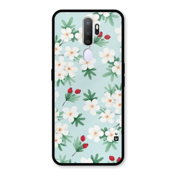 Flowers Pastel Metal Back Case for Oppo A9 (2020)