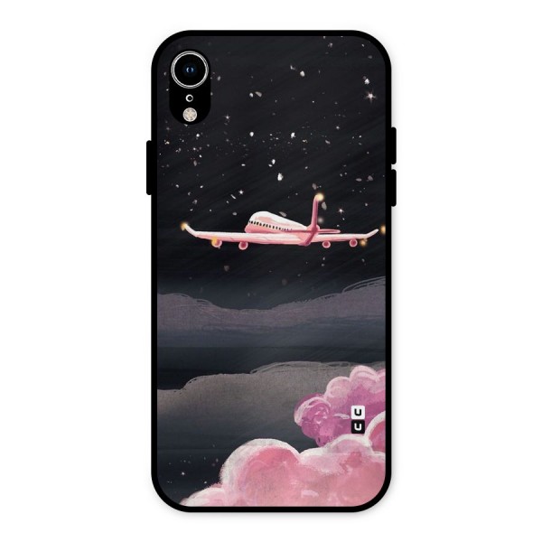 Fly Pink Metal Back Case for iPhone XR