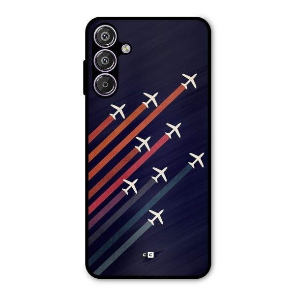 Flying Planes Metal Back Case for Galaxy F15
