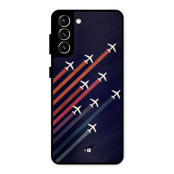 Flying Planes Metal Back Case for Galaxy S21 5G