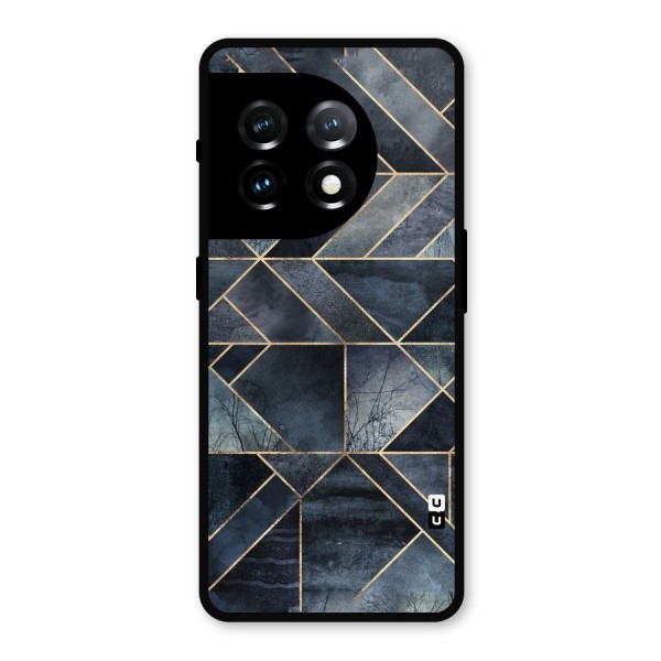 Forest Abstract Lines Metal Back Case for OnePlus 11