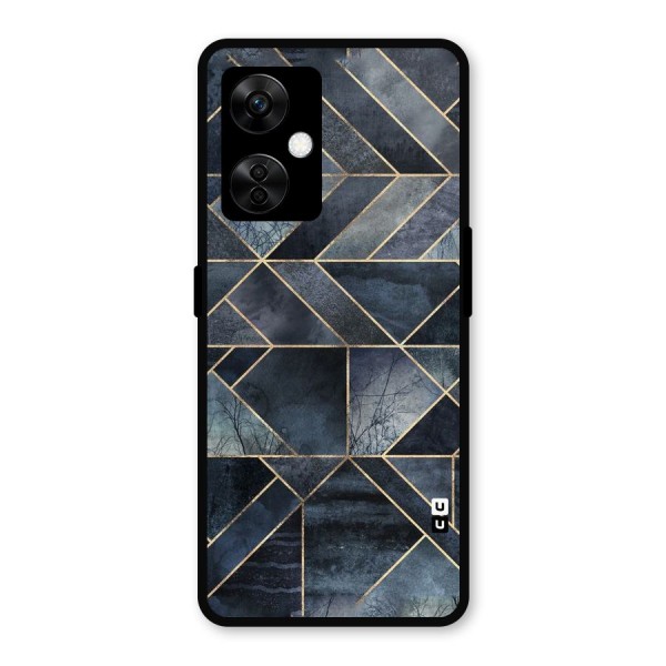 Forest Abstract Lines Metal Back Case for OnePlus Nord CE 3 Lite
